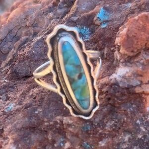 Silver and Turquoise Ring
